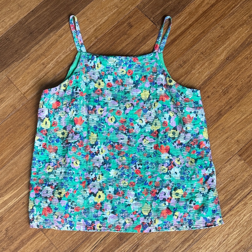 Anthropologie Maeve Green Top